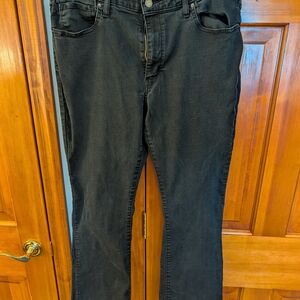 Levi's 725 High Rise Boot cut Women's Black Jeans W34 X L32
